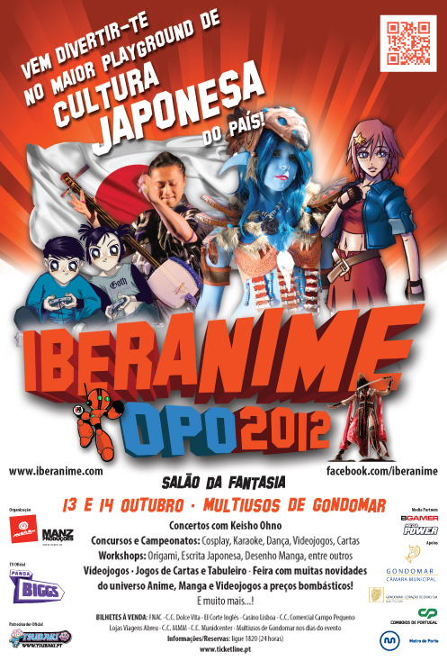Ganha bilhetes para o IberAnime OPO 2012 Ganha bilhetes para o IberAnime OPO 2012