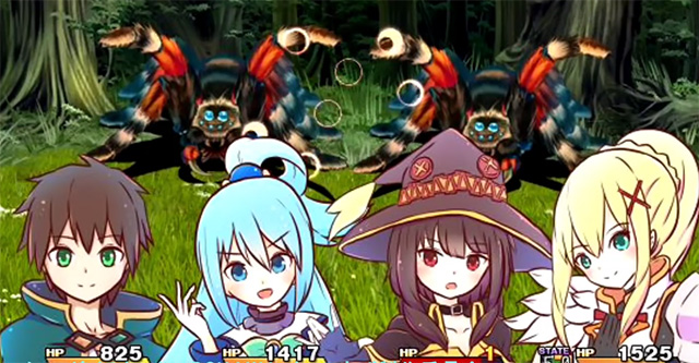 1º volume de KonoSuba vai ter jogo