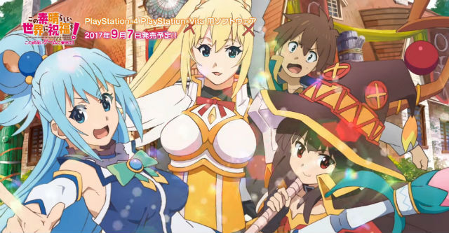 Opening do jogo de KonoSuba