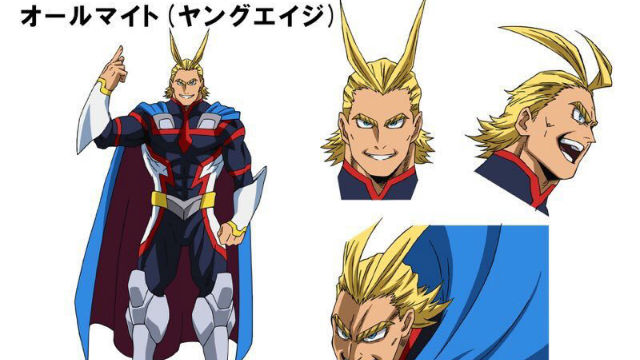 Design de personagens de My Hero Academia: Two Heroes