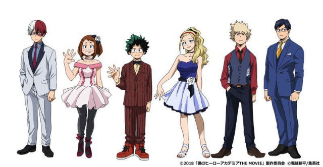 Design de personagens de My Hero Academia: Two Heroes 