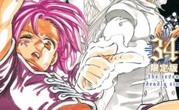 Capa do volume 34 de The Seven Deadly Sins que vai ter um OAD Capa do volume 34 de The Seven Deadly Sins que vai ter um OAD
