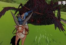 Esta famosa cena de Princesa Mononoke levou quase dois anos para desenhar à mão!