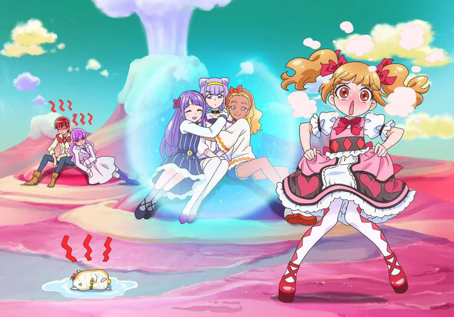 Novas imagens promocionais de PreCure Miracle Universe