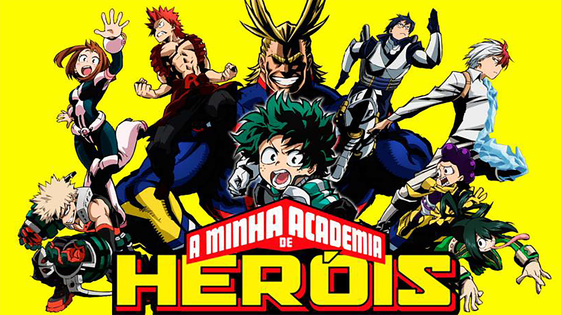 Boku no Hero Academia  Anime Vai Estrear Em Portugal Em Português