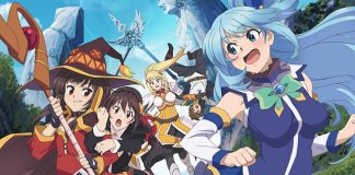 Poster do filme anime de KonoSuba