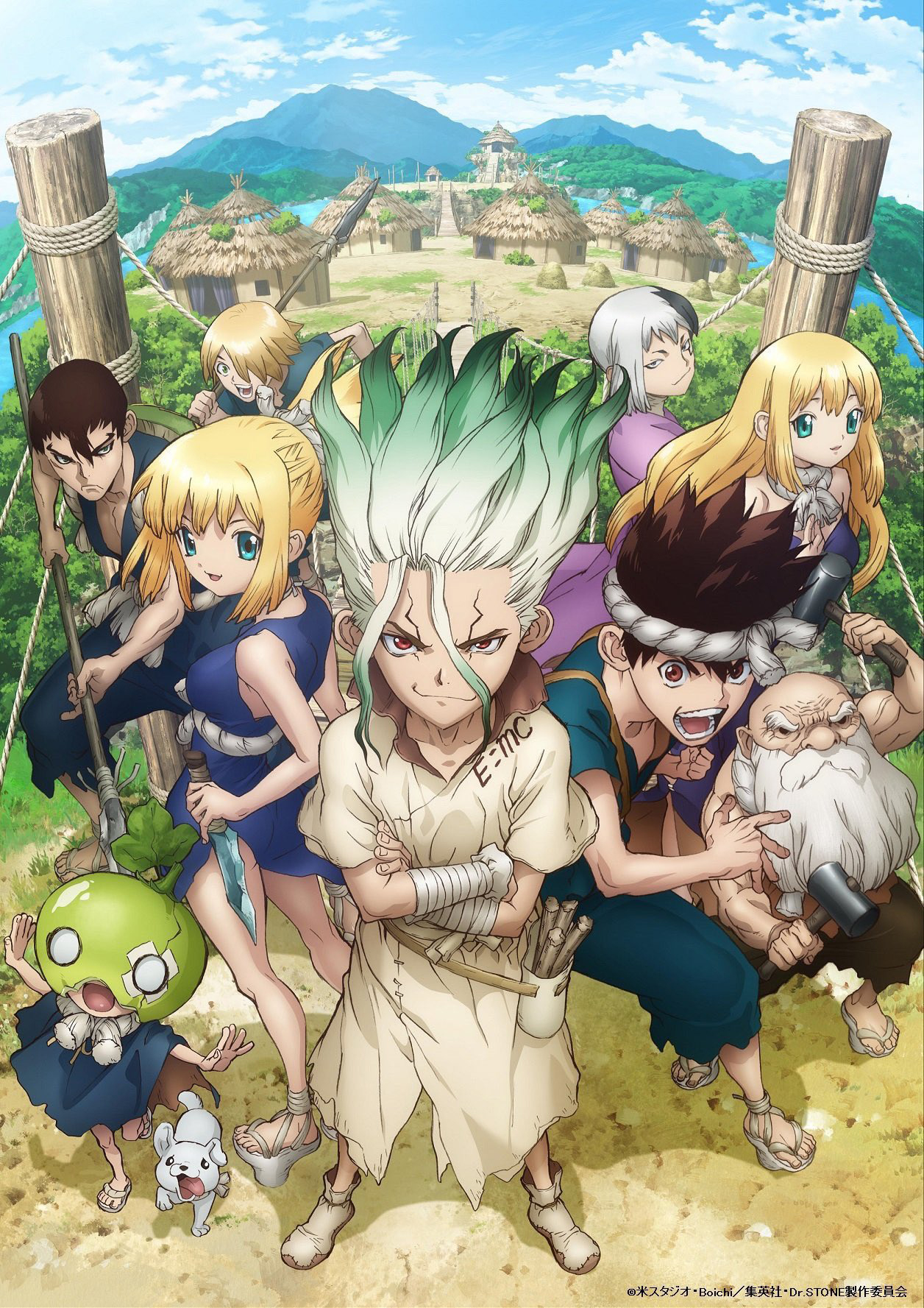 Imagem promocional de Dr. Stone