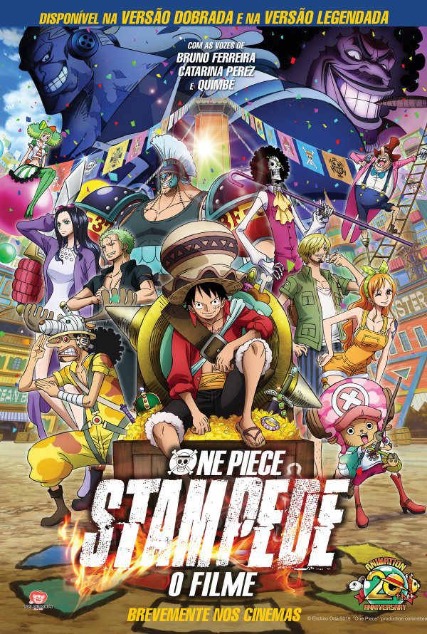 Póster português de One Piece: Stampede