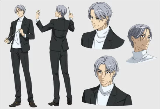 Daisuke Namikawa é Eiji Kanō, pai de Shinji