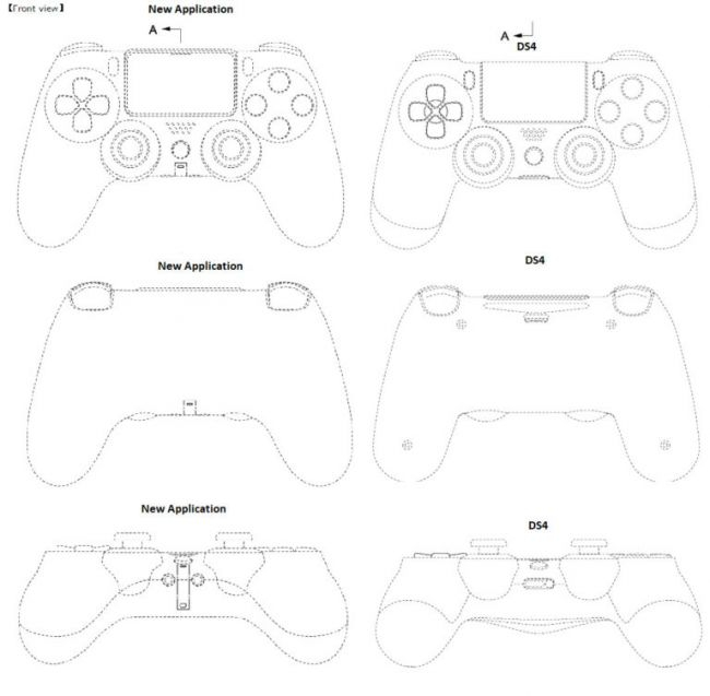 Comparação DualShock 5 com DualShock 4