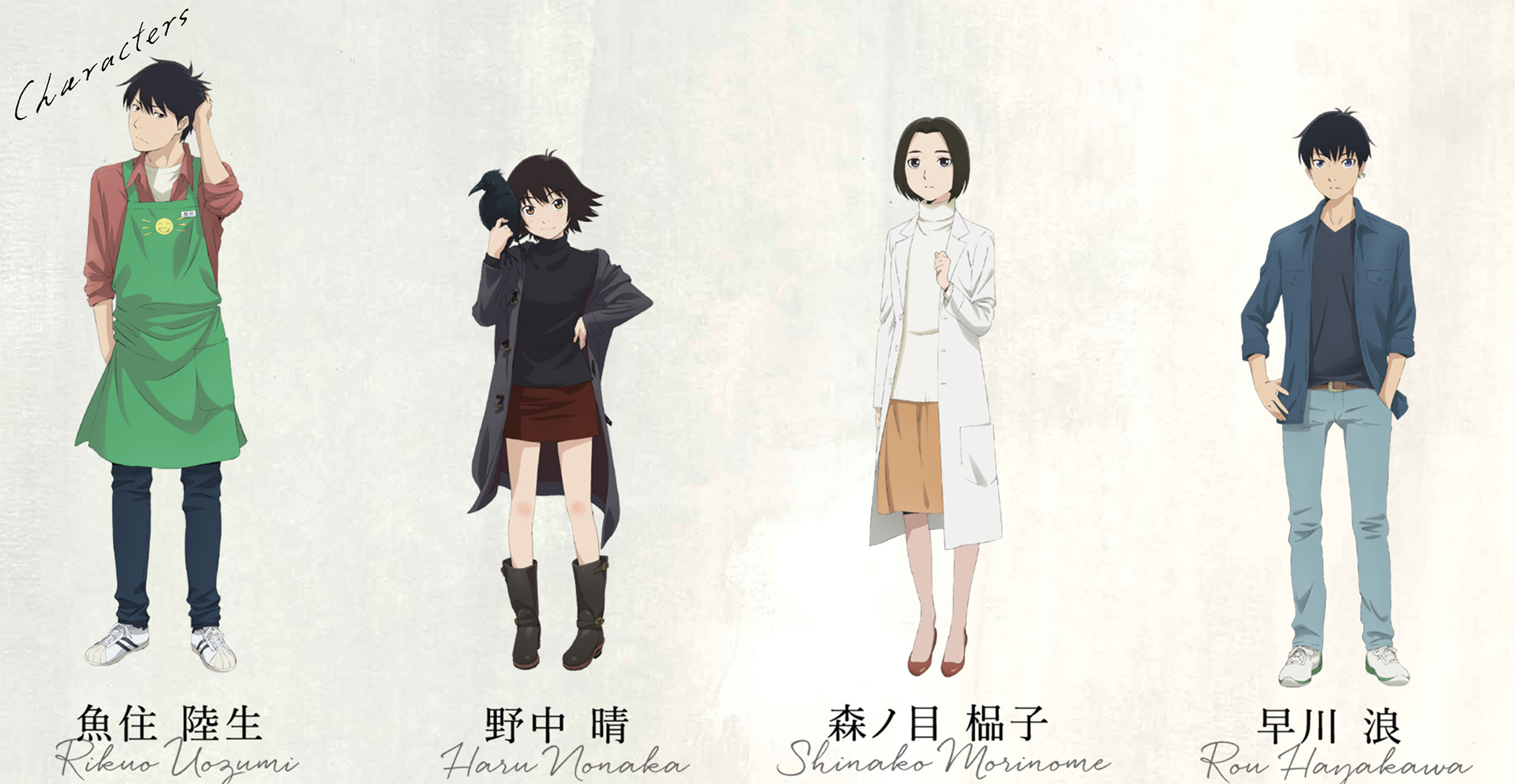 Design de personagens de Sing “Yesterday” for Me