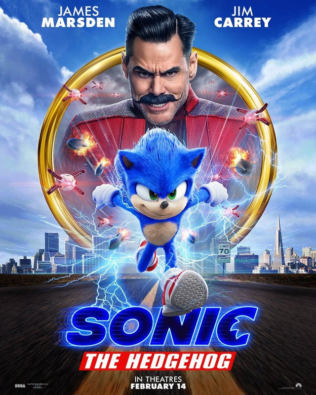 Poster de Sonic – O Filme