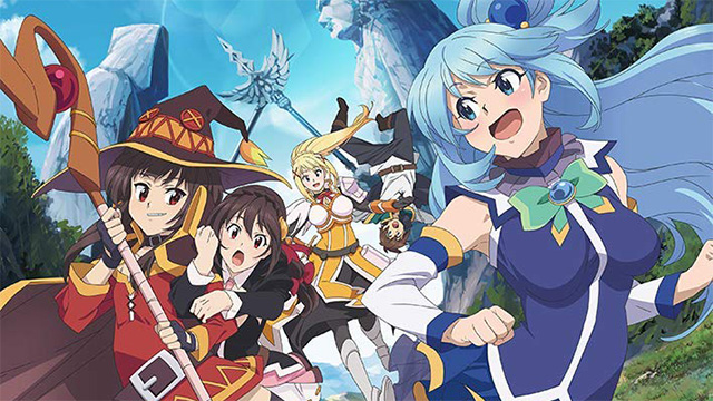 Imagem do DVD/BD do filme de KonoSuba