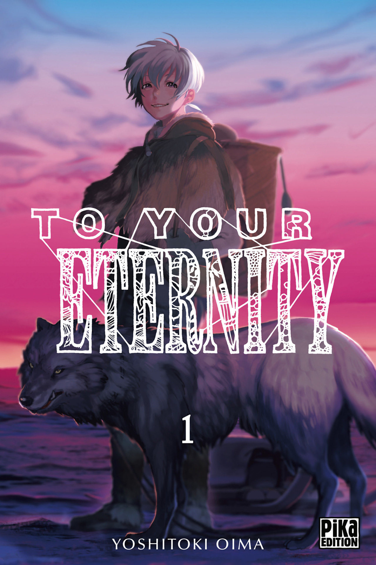 Capa do volume 1 de To Your Eternity (Fumetsu no Anata e)