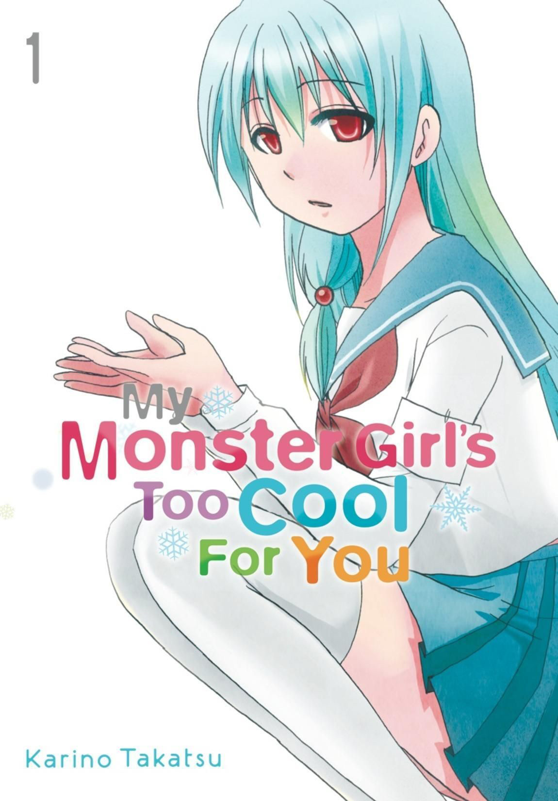 Capa do volume 1 de My Monster Girl's Too Cool for You (Ore no Kanojo ni Nanika Yōkai)