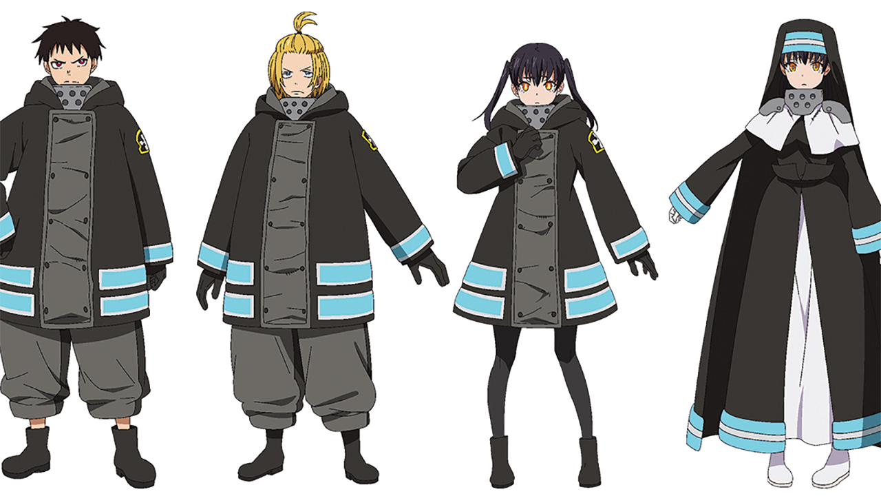 Design de personagens de Fire Force 2