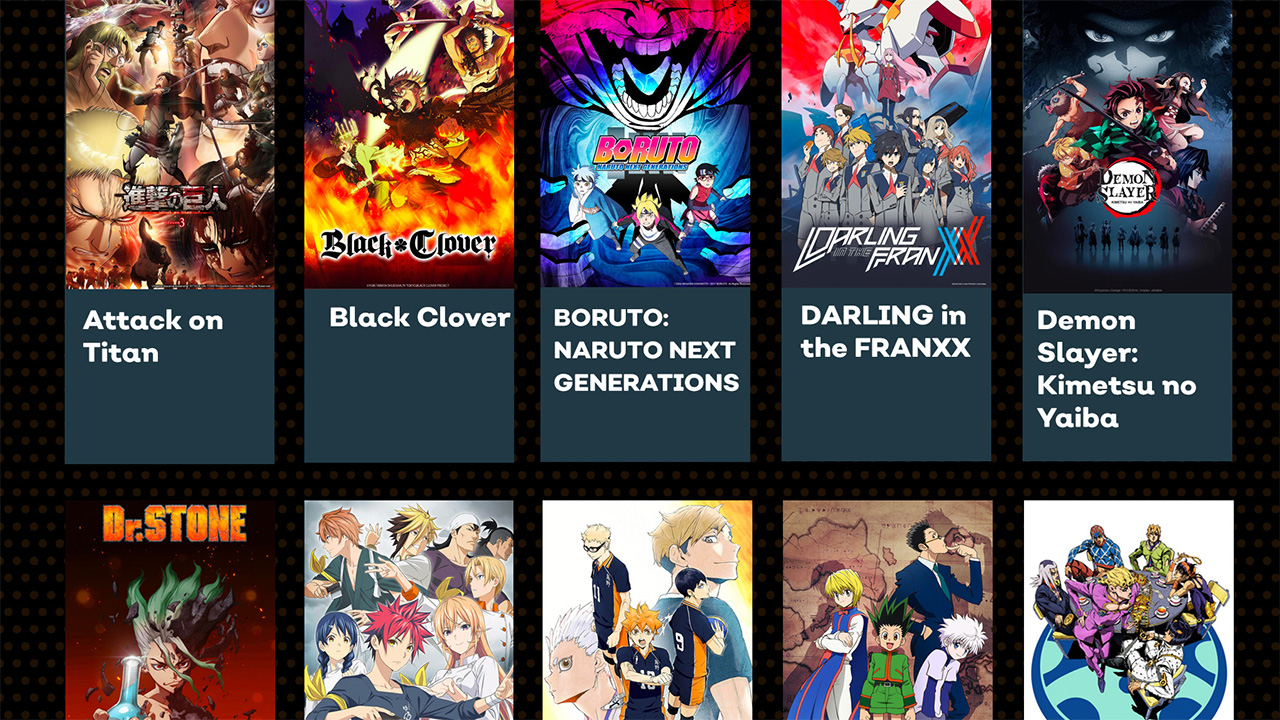 Os animes mais assistidos na Crunchyroll no primeiro trimestre de