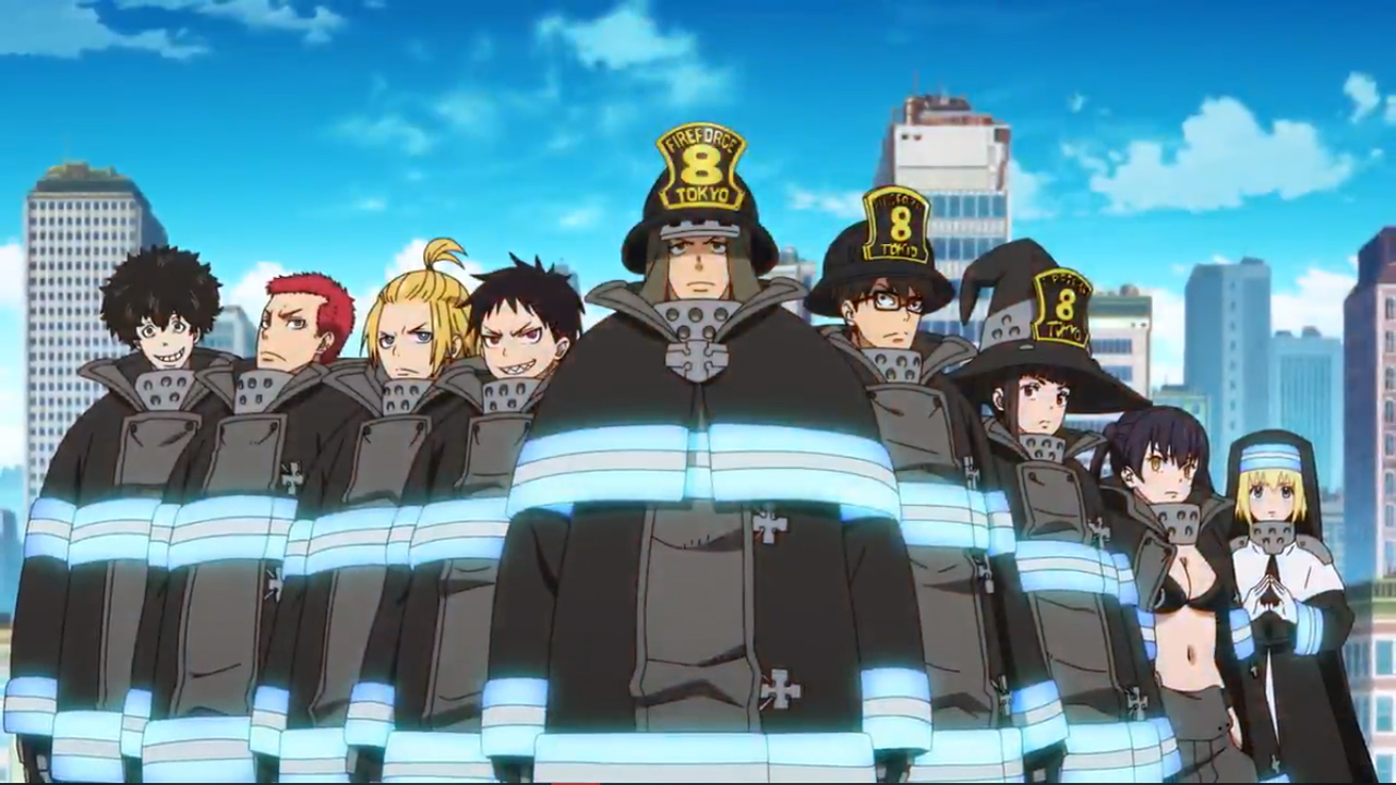  Dublagem de Fire Force estreia em novembro