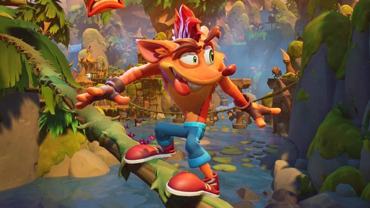 Assiste a duas fases incríveis na companhia do Crash Bandicoot e o Dr