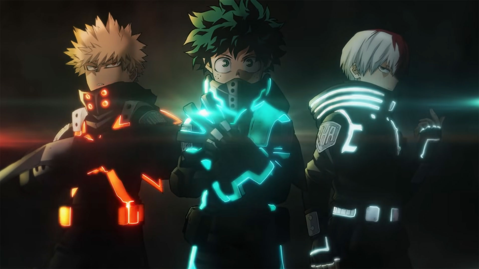 My Hero Academia: trajes furtivos de Deku, Bakugo e Todoroki no novo filme  são revelados - NerdBunker