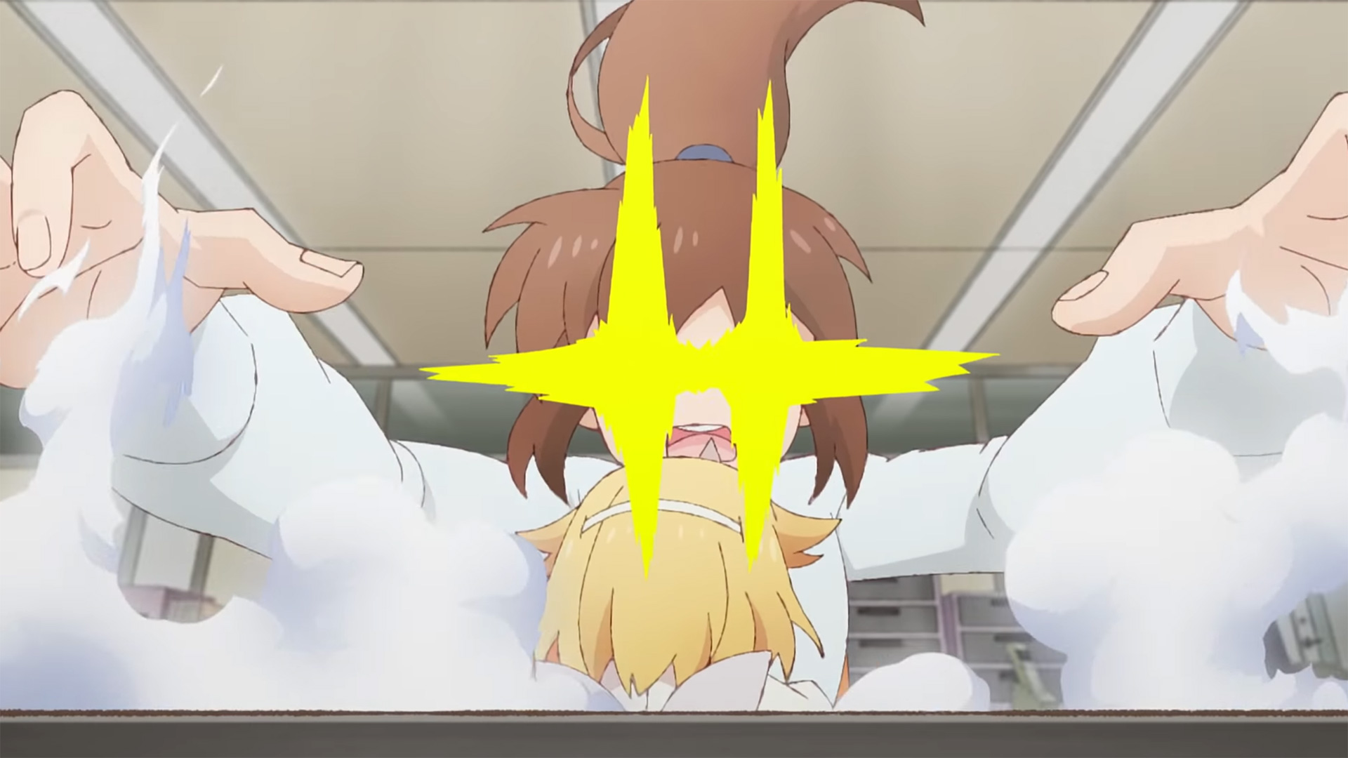 Primeiro trailer do anime de Shachiku-san wa Youjo Yuurei ni Iyasaretai