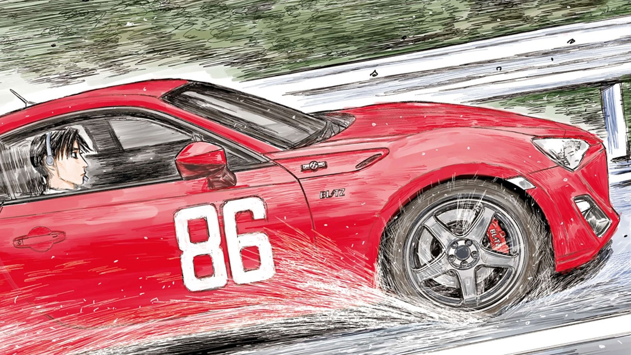 Mf ghost. MF Ghost Porsche. Initial d светловолосый.