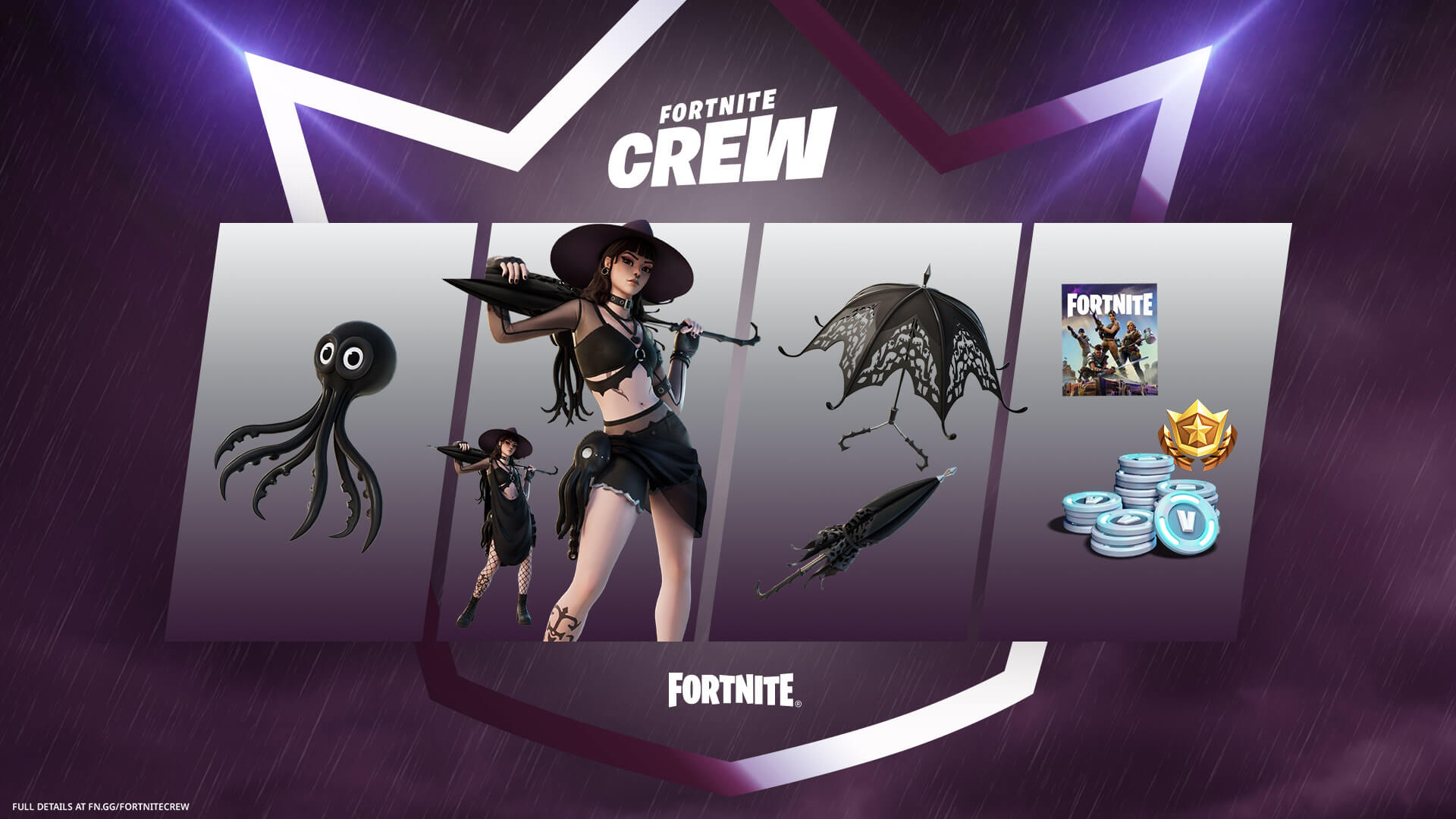 Já está disponível o Pacote Fortnite Crew de Julho OtakuPT
