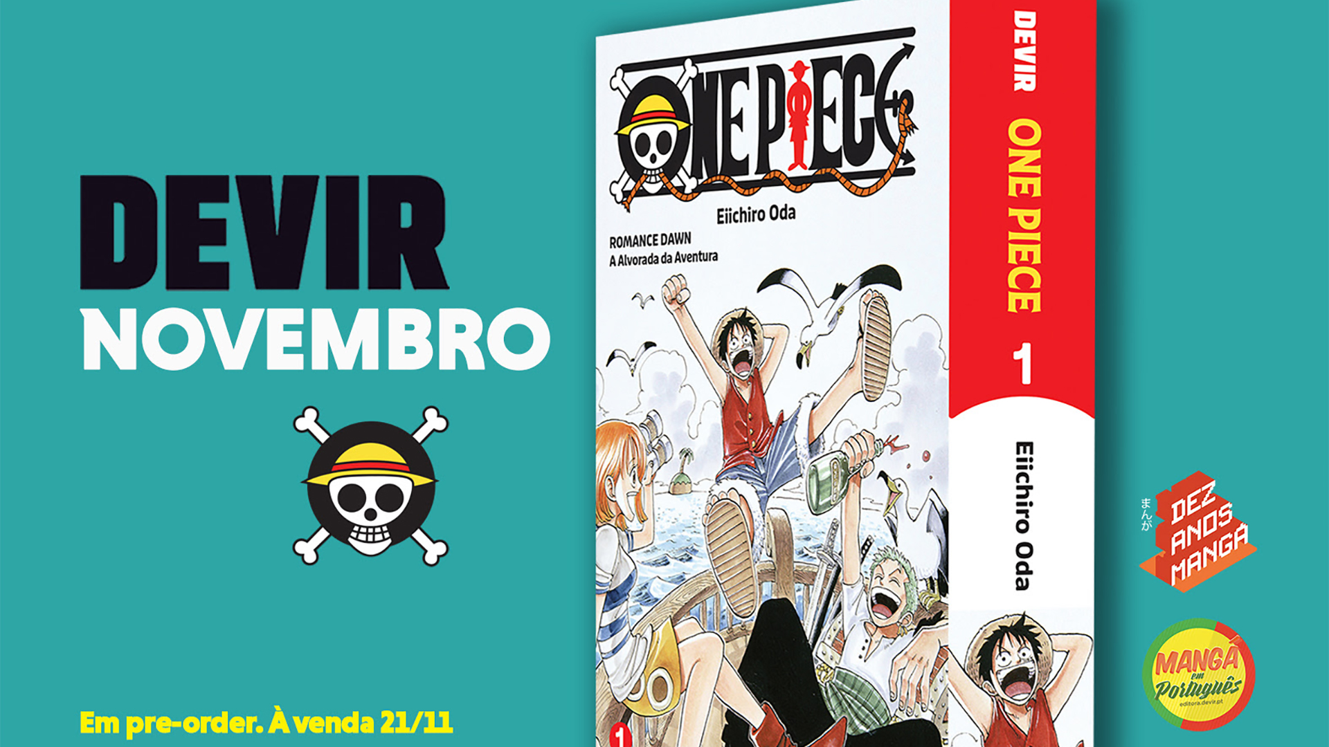 Eiichiro Oda revela uma excelente notícia sobre o capítulo 1000 de