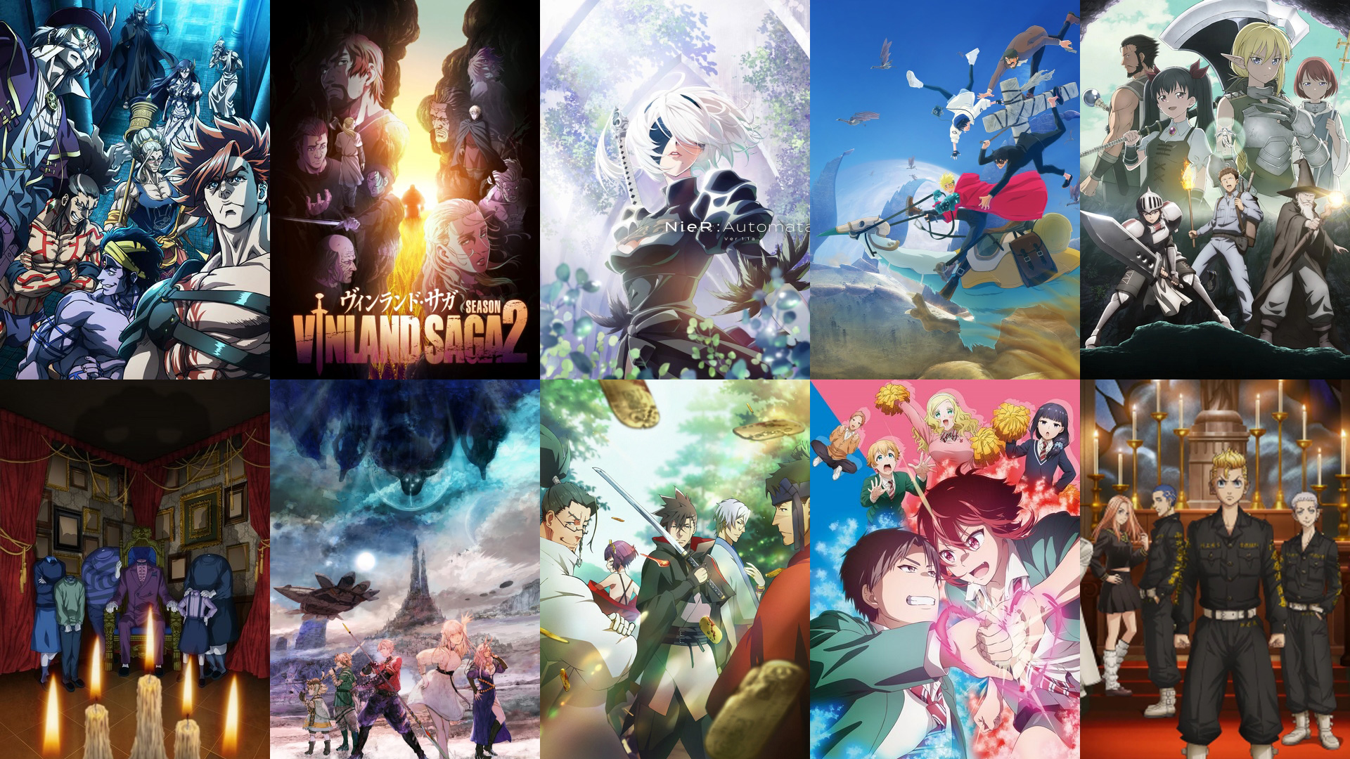 Calendario de anime 2023 - Undertake