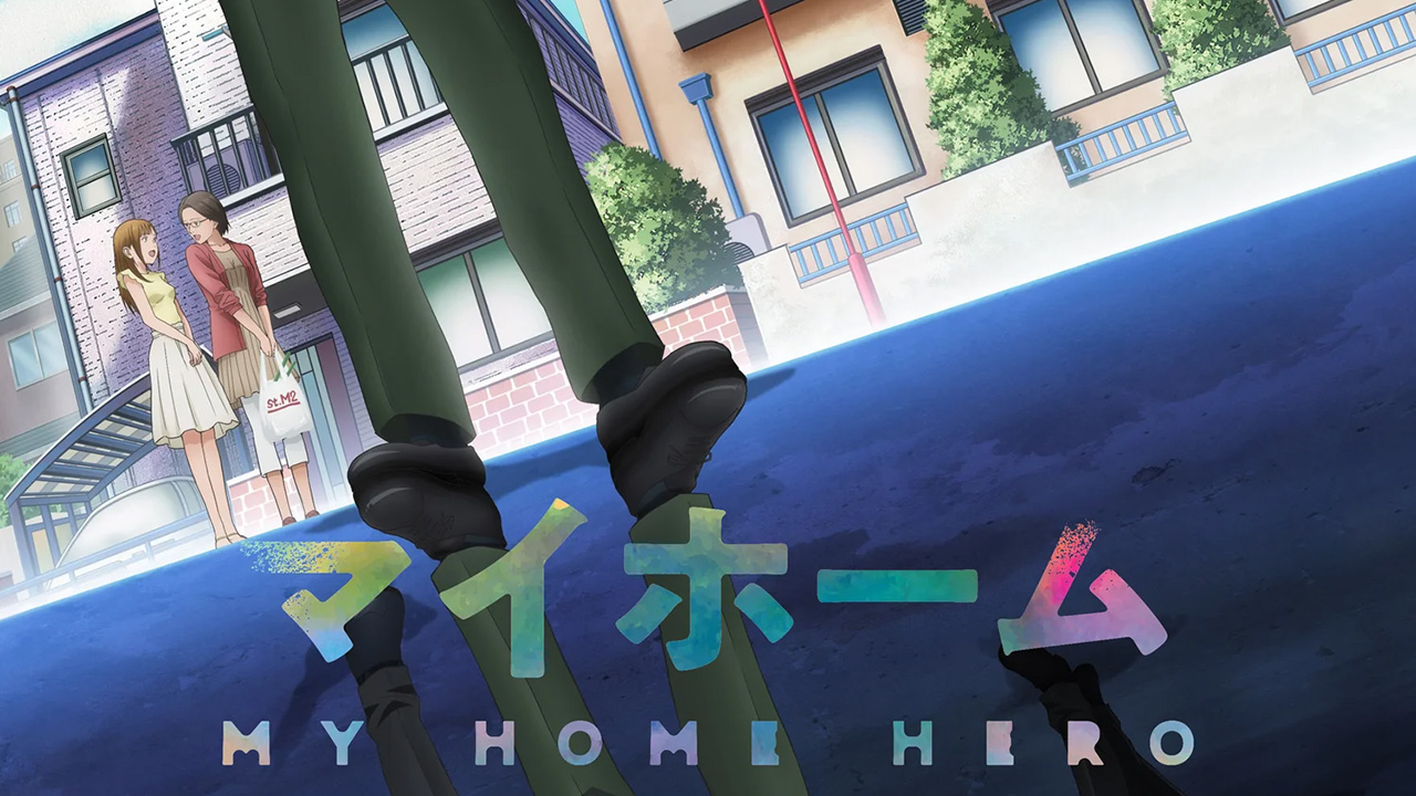 Imagem promocional da série anime My Home Hero