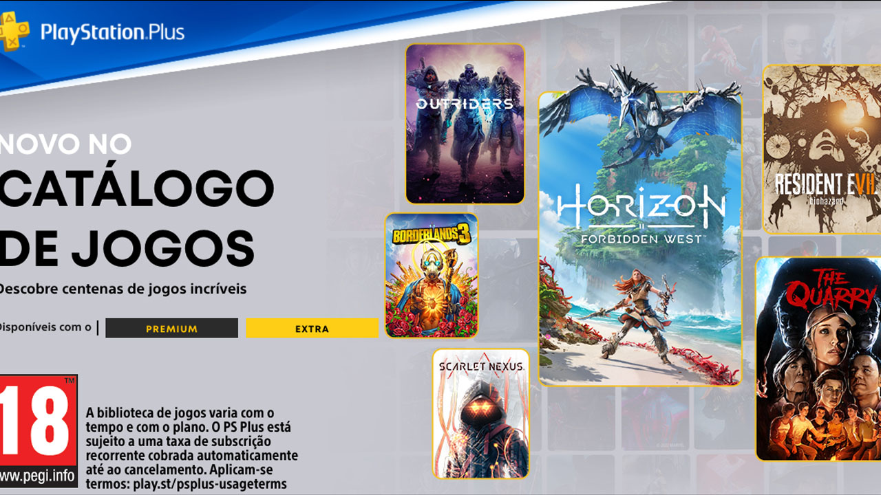 Anunciados os jogos PlayStation Plus Extra e Premium de Fevereiro