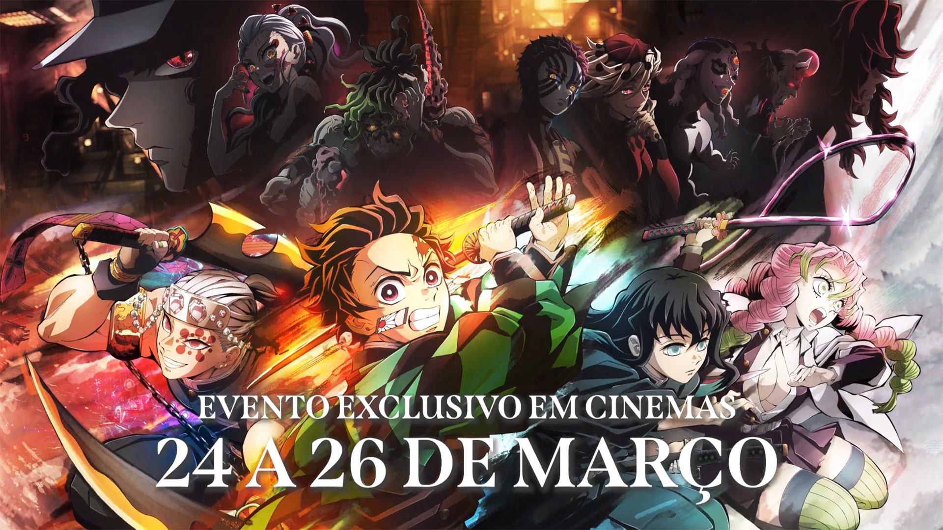 Estes são os cinemas que vão exibir em Portugal o especial de Demon Slayer  3