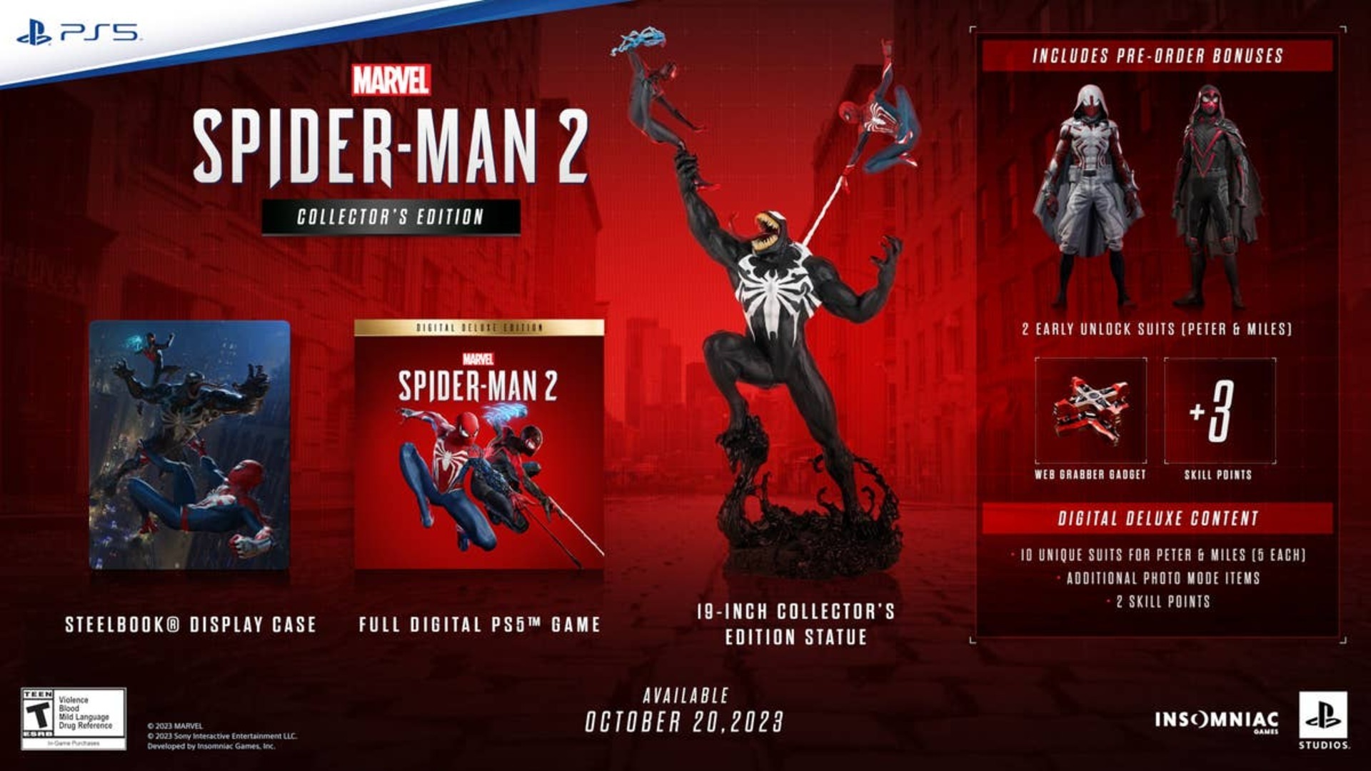 Marvel's Spider-Man 2 detalha os conteúdos das suas edições ... - OtakuPT