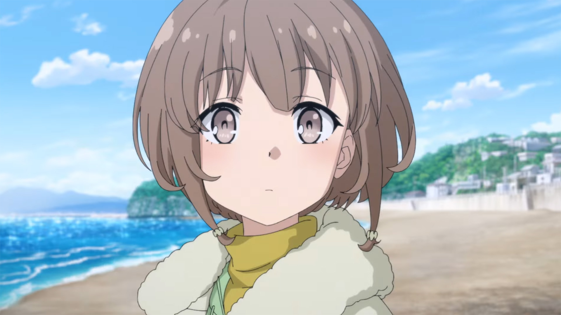 этот глупый свин девочка с рюкзаком. этот глупый свин не понимает мечту девочки зайки. этот глупый свин не понимает мечту девочки-зайки 2019. аниме этот глупый свин не понимает. аниме seishun buta yarou wa.