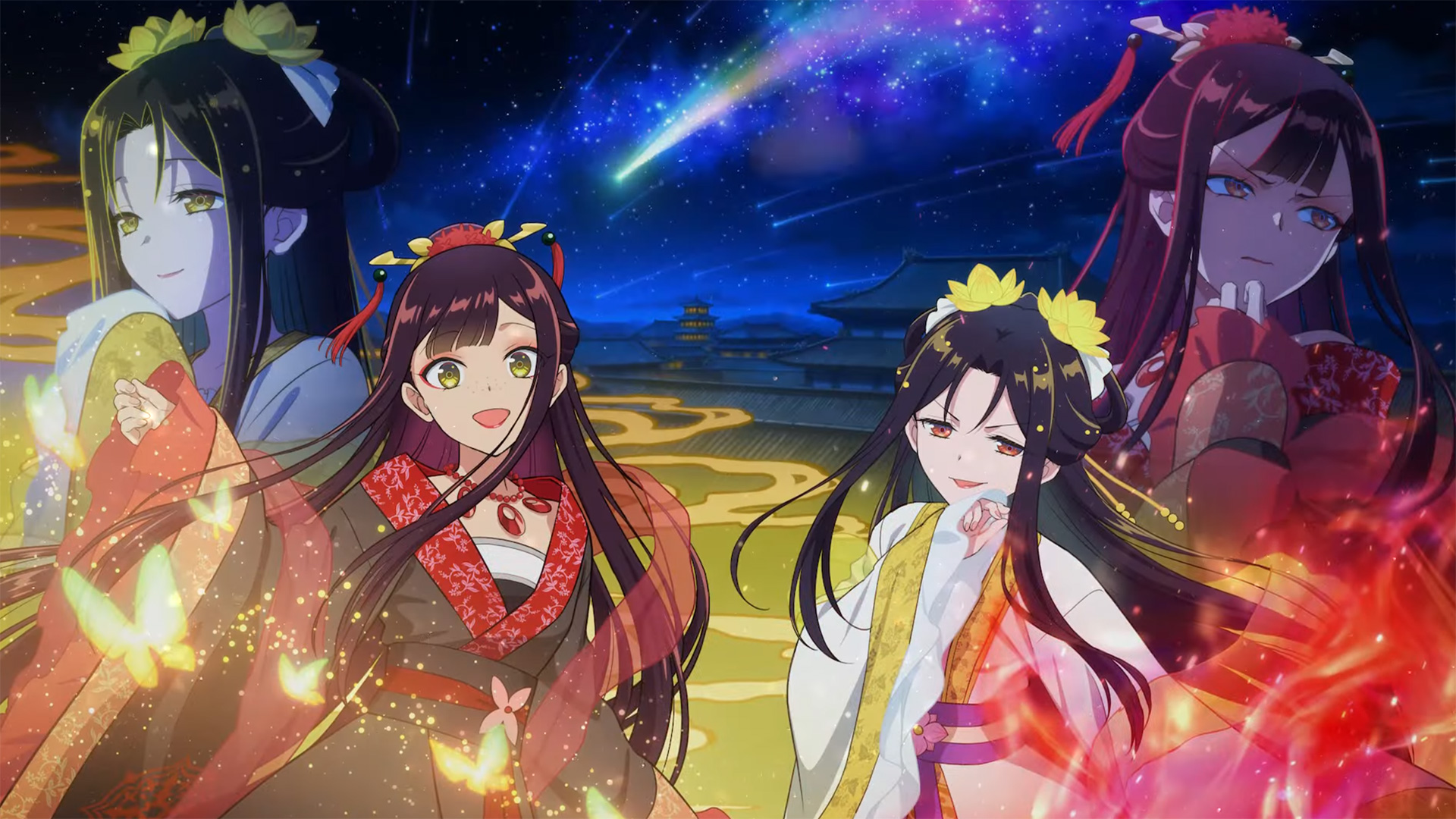 latar istana kerajaan dalam anime Though I Am an Inept Villainess