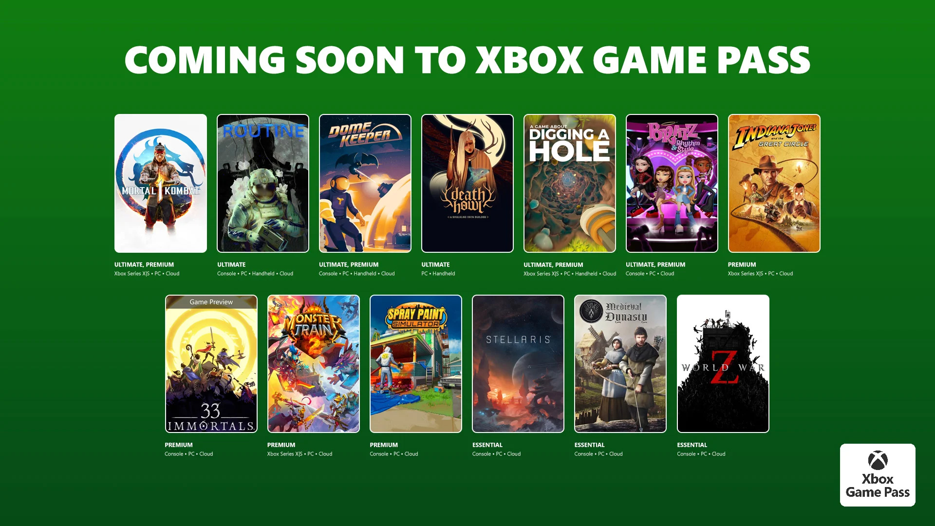 Xbox Game Pass recebe Mortal Kombat 1 e mais 12 jogos em Dezembro