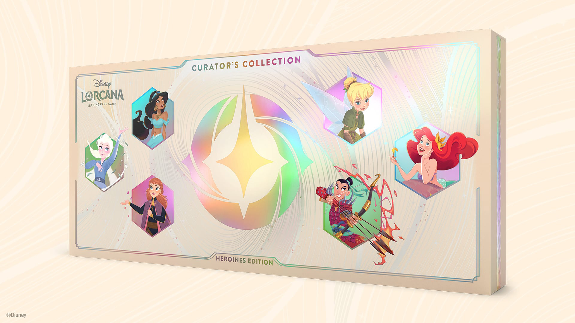 DisneyLorcana Curator’s Collection夏のセール Disney Lorcana anuncia Curator's Collection Heroines Edition com
